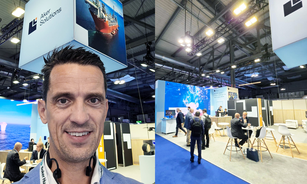 Draga's Sales Executive capturing the atmosphere at Gastech 2025